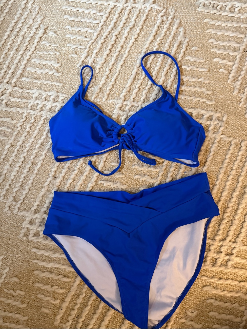 Royal Blue Two-Piece Bikini Set
